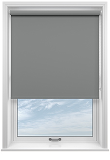 Palermo (Blackout), Graphite - Twist&Fit Roller Blind